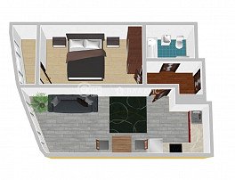 1-комнатная квартира, 40.51 м2