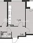 2-комнатная квартира, 64.29 м2, эт. 5, id: 1082042, фото 1