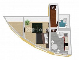 1-комнатная квартира, 38 м2