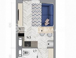 1-комнатная квартира, 20.9 м2