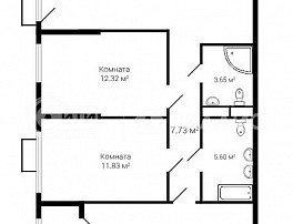 3-комнатная квартира, 86.32 м2