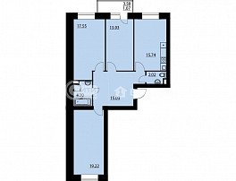 3-комнатная квартира, 88.81 м2