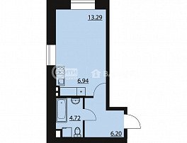 1-комнатная квартира, 31.15 м2