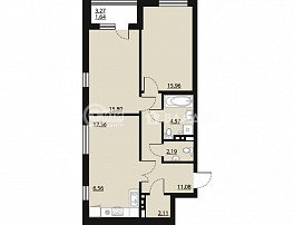 2-комнатная квартира, 73.6 м2