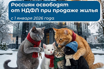 С 1 января 2026 года расширят льготу по НДФЛ при продаже жилья!