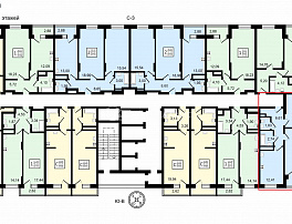 2-комнатная квартира, 54.79 м2