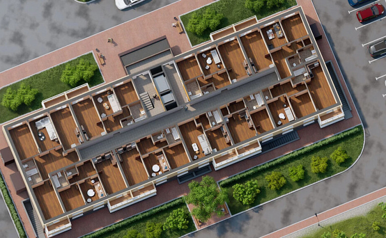 1-Комнатная квартира 34.70м², эт. 9, фото 5