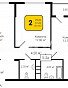 2-комнатная квартира, 62.6 м2, эт. 2, id: 825348, фото 1