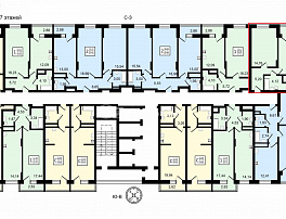 1-комнатная квартира, 44.38 м2