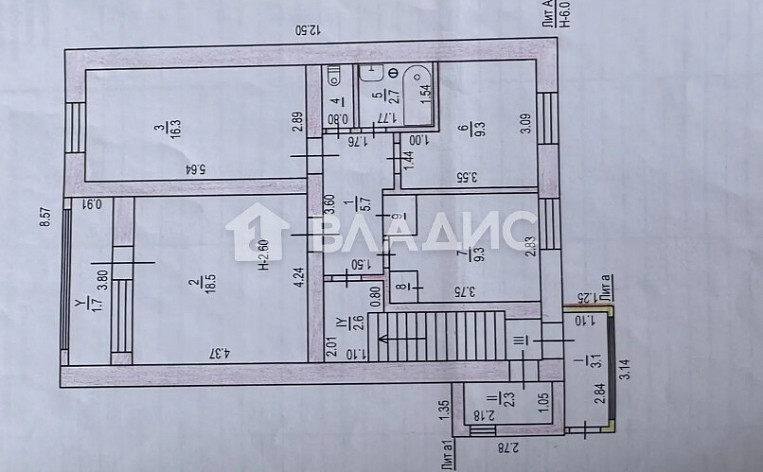 3-Комнатная квартира 64.20м², эт. 2, фото 20