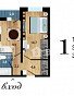 1-комнатная квартира, 35.5 м2, эт. 14, id: 705304, фото 1