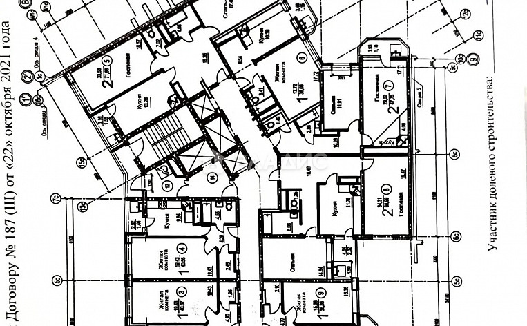 1-Комнатная квартира 53.00м², эт. 24, фото 28