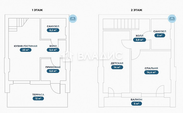 Дом 96.00м², фото 12