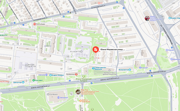 1-Комнатная квартира 32.90м², эт. 4, фото 4