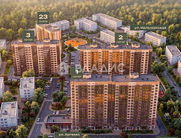 2-Комнатная квартира 52.74м²