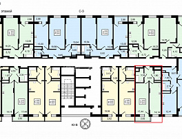 1-комнатная квартира, 42.14 м2