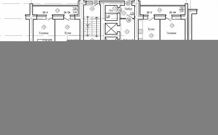 3-комнатная квартира, 98.26 м2, эт. 3, id: 756659, фото 4