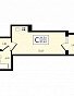 1-комнатная квартира, 30.64 м2, эт. 13, id: 753320, фото 1