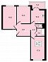 3-комнатная квартира, 77.3 м2, эт. 15, id: 915804, фото 1