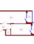2-комнатная квартира, 51.1 м2, эт. 19, id: 760761, фото 1