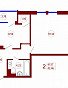 1-комнатная квартира, 43.46 м2, эт. 15, id: 824808, фото 20