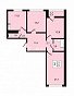 3-комнатная квартира, 82.9 м2, эт. 17, id: 1066039, фото 1