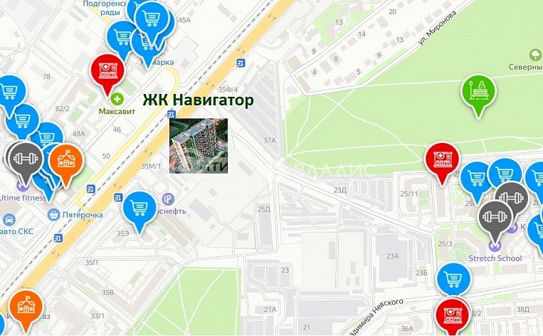 1-комнатная квартира, 42.11 м2, эт. 18, id: 758552, фото 13