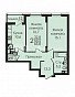 2-комнатная квартира, 65.4 м2, эт. 10, id: 833419, фото 1