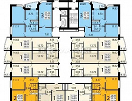 1-Комнатная квартира 37.00м²