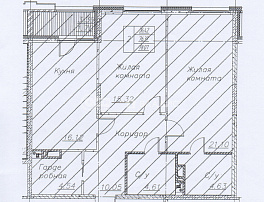 2-комнатная квартира, 78.07 м2