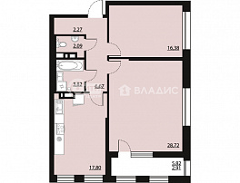 2-комнатная квартира, 80.66 м2