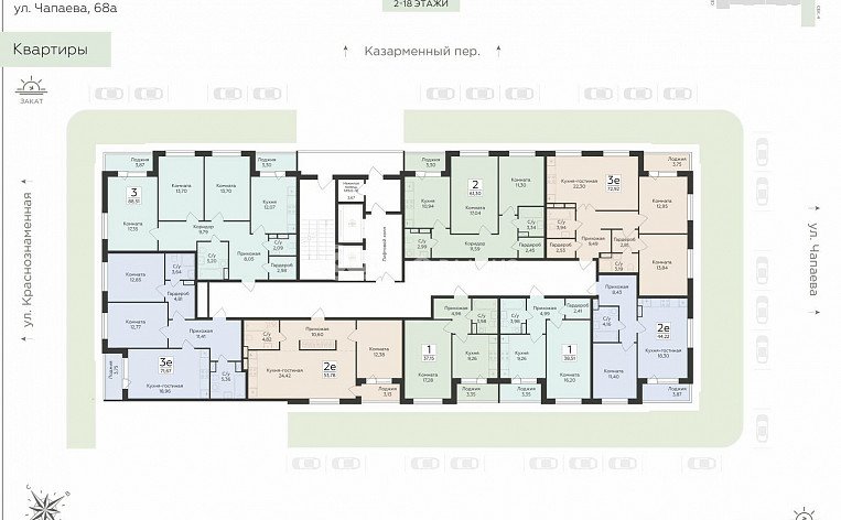 1-комнатная квартира, 47.49 м2, эт. 5, id: 1071415, фото 14