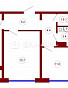 2-Комнатная квартира 59.00м², эт. 1, фото 6