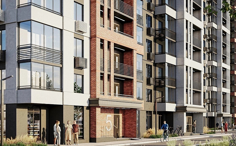 1-Комнатная квартира 25.73м², эт. 12, фото 4