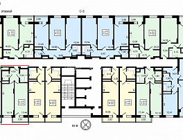 1-комнатная квартира, 42.22 м2