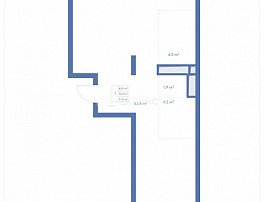 1-комнатная квартира, 77.9 м2