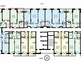 1-комнатная квартира, 41.58 м2