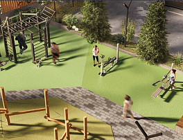 1-Комнатная квартира 43.24м²