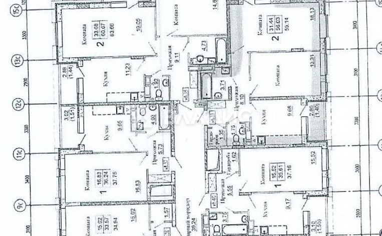 2-Комнатная квартира 59.00м², эт. 6, фото 35