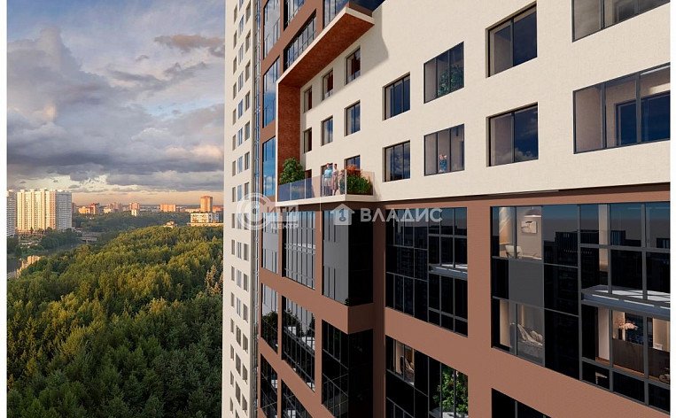 1-комнатная квартира, 24.02 м2, эт. 19, id: 1105483, фото 3