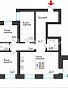 3-комнатная квартира, 92.55 м2, эт. 2, id: 735536, фото 1