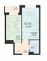 1-Комнатная квартира 34.46м², эт. 20, фото 9