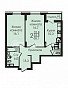 2-комнатная квартира, 65.6 м2, эт. 4, id: 833360, фото 1
