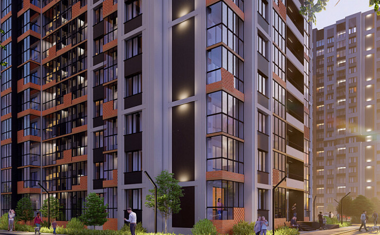 1-Комнатная квартира 23.31м², эт. 17, фото 6