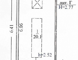 Гараж 39.2 м2