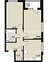 2-комнатная квартира, 58.35 м2, эт. 2, id: 1062657, фото 1