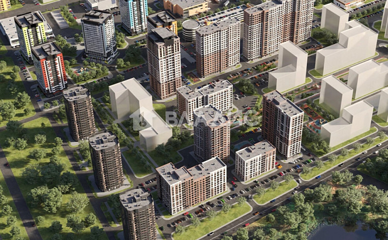 1-Комнатная квартира 31.70м², эт. 14, фото 1