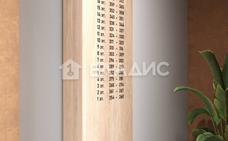 1-Комнатная квартира 35.14м², эт. 10, фото 12