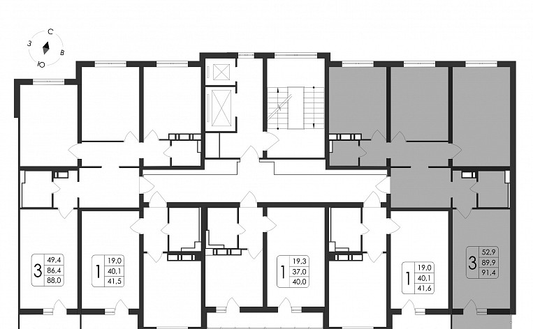 3-Комнатная квартира 85.00м², эт. 1, фото 12