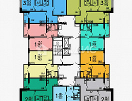1-Комнатная квартира 41.00м²